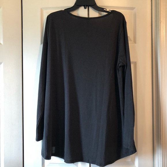 LuLaRoe Lynnae  Polka Dot Long Sleeve Top 3XL - Picture 4 of 4